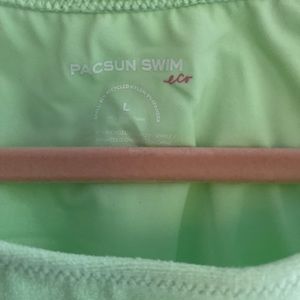 Super soft high waisted green bikini bottoms